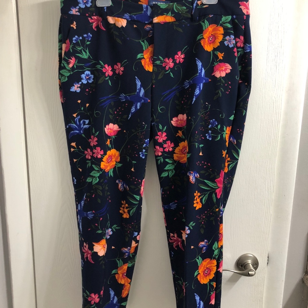 Floral trousers